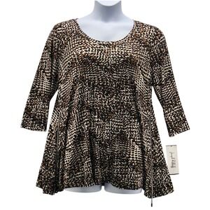 Joseph Ribkoff Animal Print Tunic Top 14